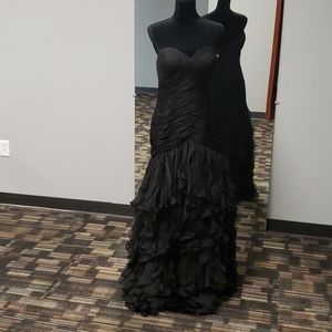 Xcite prom, black,strapless,fit & flare,size 12